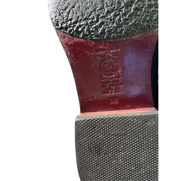 Chellis Dual Tone Leather Riding Boots - Picture 11 of 16